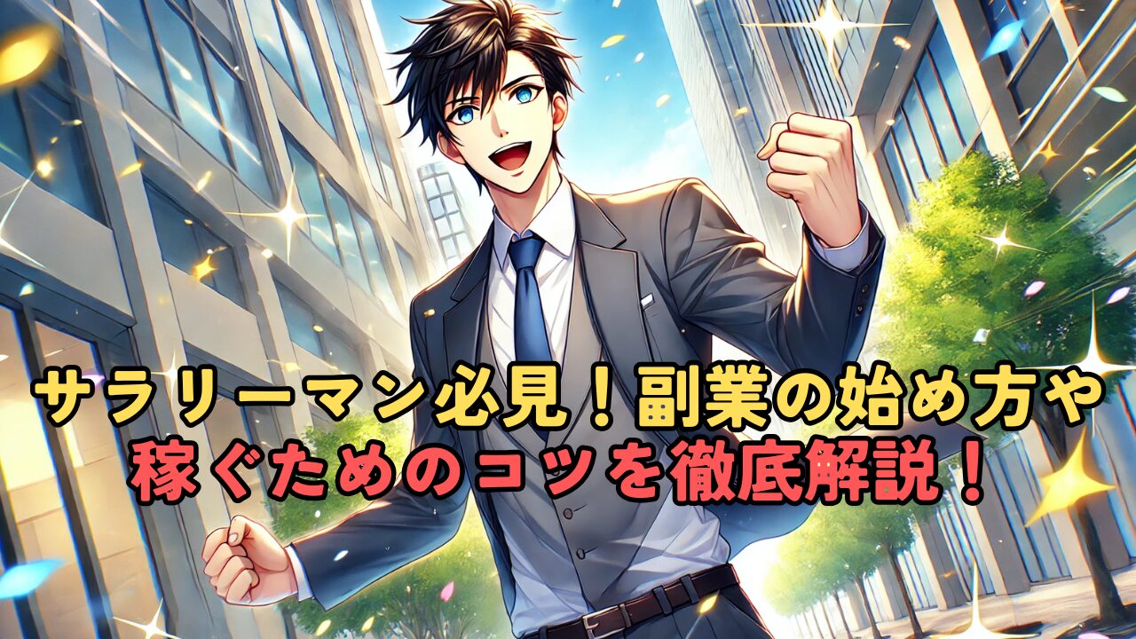 サラリーマン必見！副業の始め方や稼ぐためのコツを徹底解説！